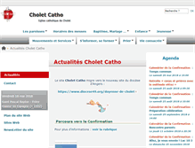 Tablet Screenshot of choletcatho.net